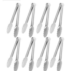 8 Pack Serving Tongs, NEW